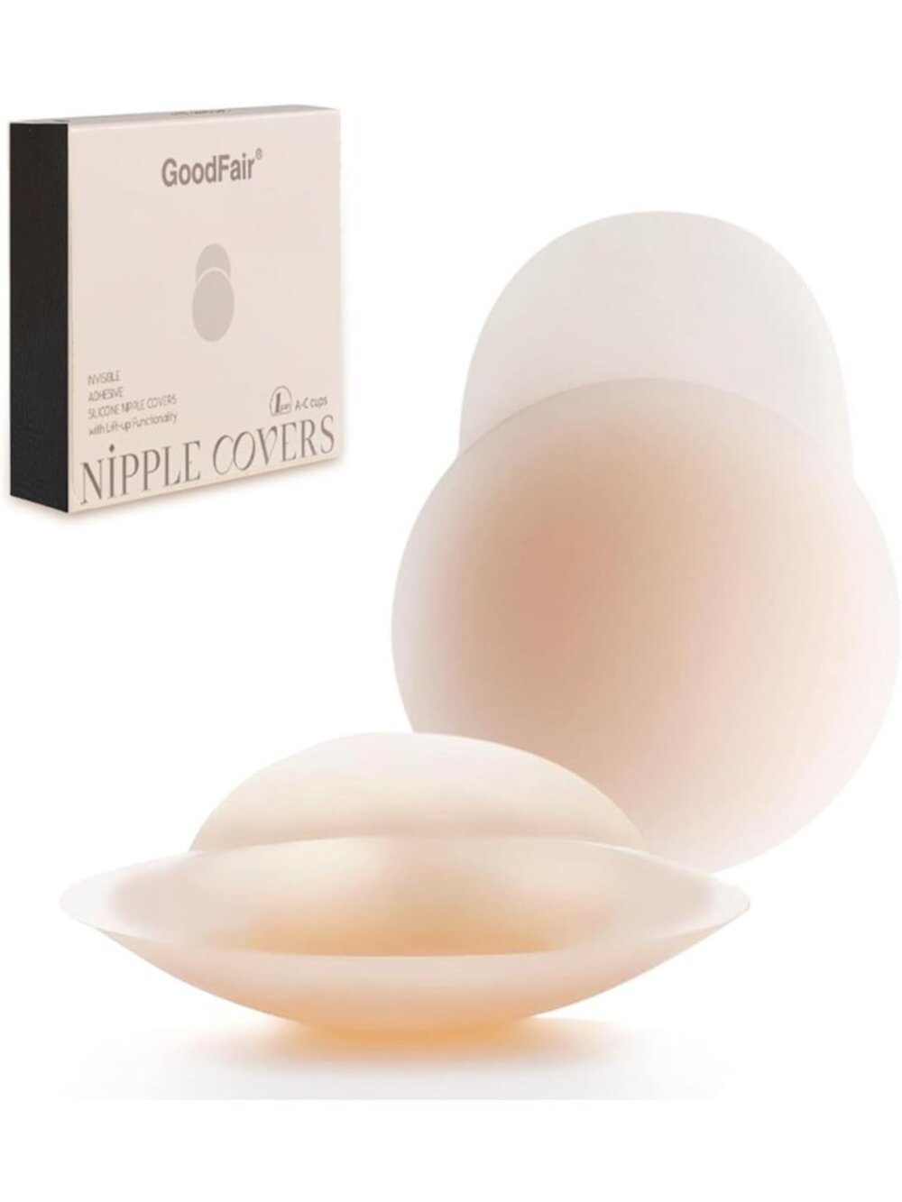 Washable Reusable Silicone Nipple Covers for Women - Adhesive Pasties with